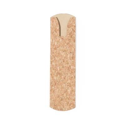 Étui Stylo de haute qualité en liège naturel Bruns