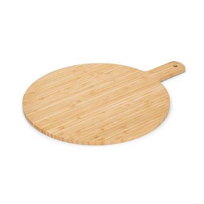 Planche de service ronde en bambou robuste Grego