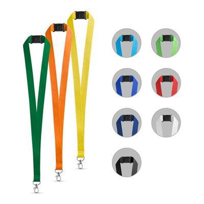 Lanyard en polyester avec fermoir de sécurité Spas