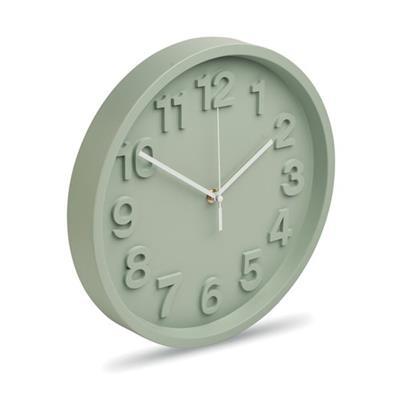 Horloge murale en PP avec aiguilles en alu Prella