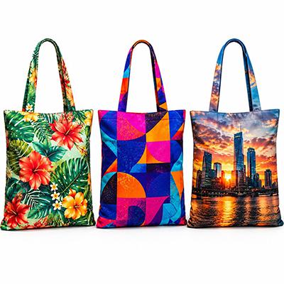 Tote bag personnalisé all-over sublimation rPET Chroma