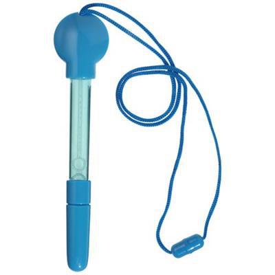 Stylo à bulles avec cordon en matière ABS Bulby