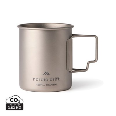Tasse en acier Titane 450ml ultralégère Veltro