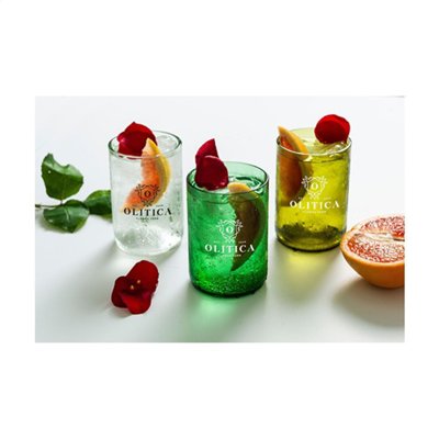 Set de 2 Verres écologique en bouteille de vin recyclé Zolki