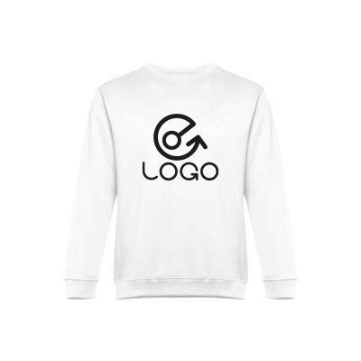 Sweat-shirt unisexe col rond en coton Betia