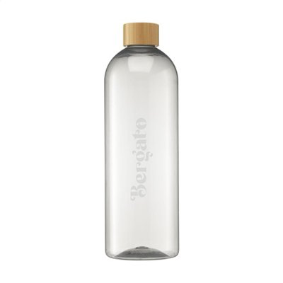 Gourde 750ml en RPET Bouchon Bambou Limo