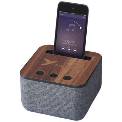 Enceinte bluetooth robuste en bois de 5 W Shablur