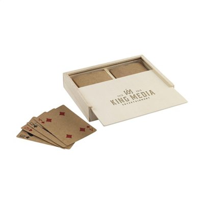 Double Jeu de Cartes Publicitaire en Papier Recyclé Krafio