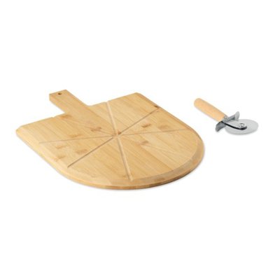 Planche et Roulette à Pizza en Bambou robuste Velori