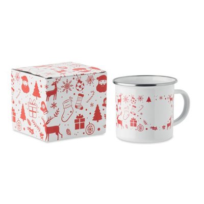 Mug de Noël en Émail 300ml haut de gamme Mariok