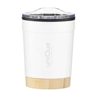 Mug Thermos 350 ml en Bambou et Inox Recyclé Velbro