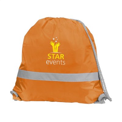 Sac à Dos à cordon avec Bande fluo Réfléchissante Vexlo