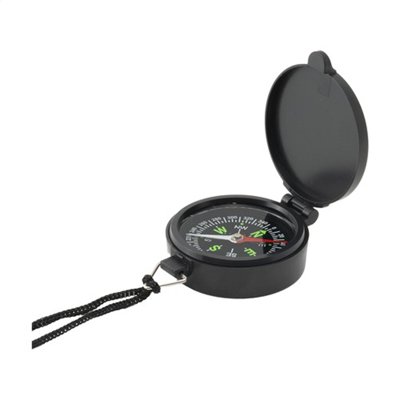 Boussole de Poche Publicitaire avec Cordelette Tourny