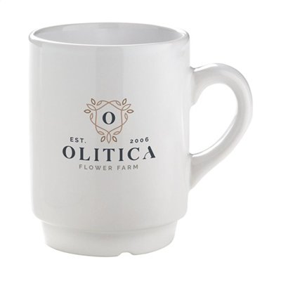 Mug Céramique Empilable Publicitaire 185 ml Cécra