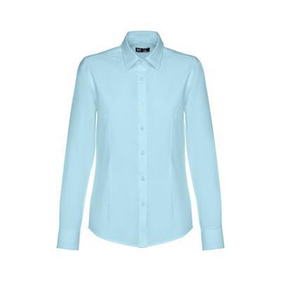Chemise manche longue pour femme bimatière Oxford
