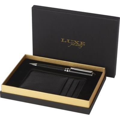 Coffret cadeau stylo bille et portefeuille Enchor