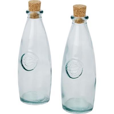 Ensemble bouteille de 2 pièces en verre Sabor