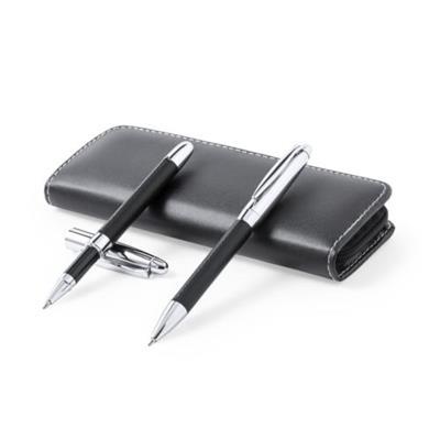 Set stylo bille et stylo roller en métal Nivaux