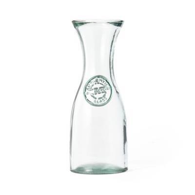 Carafe en verre recyclé de contenance 800ml Zehal