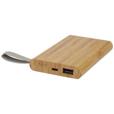 Batterie de secours de 5000 mAh en bambou Taldu