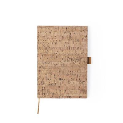 Carnet A5 avec couverture rigide en Liège Crocus