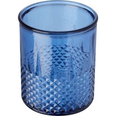 Porte-bougie en verre recyclé Eternel