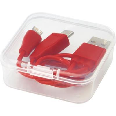Câble de charge 3-en-1 réversible en TPU Arios