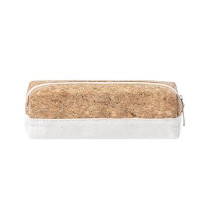 Trousse en liège/coton avec fermeture Riton