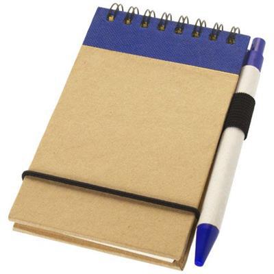 Carnet de poche en papier recyclé et stylo Zusary