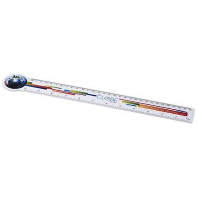 Règle en plastique 30 cm en forme de cercle Looky