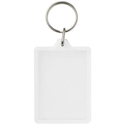 Porte-clés transparent C1 rectangulaire Vitae