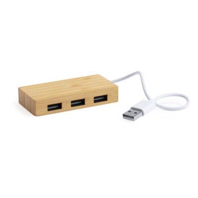 Port USB en matière bambou solide Révolta