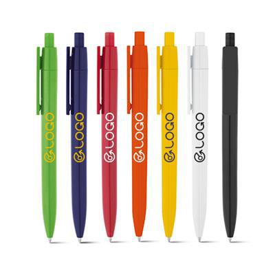 Stylo en plastique au couleur uni Rainbow