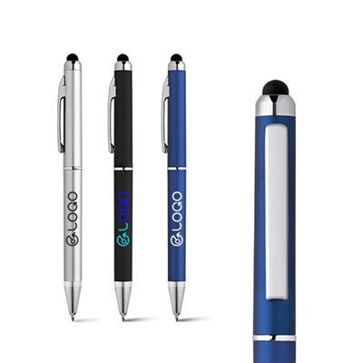 Stylo multifonction en métal brillant Ales