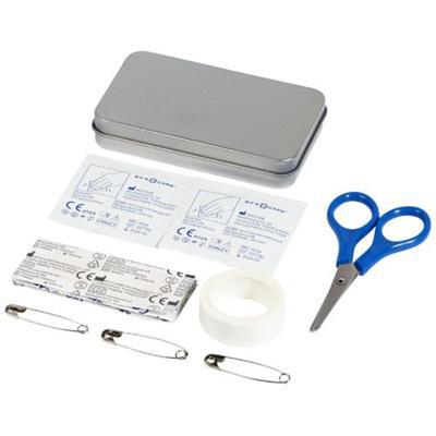 Boîte de premiers soins en métal 12 pièces Trafal