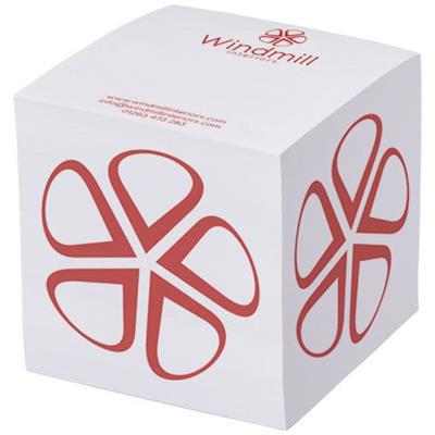 Bloc mémo cube papier avec feuille détachable Kubo