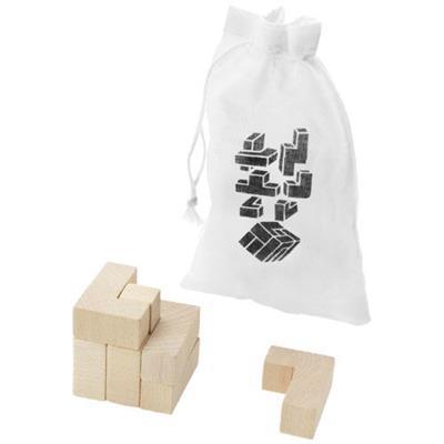 Casse-tête carré en bois 100 % biodégradable Solee