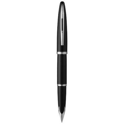 Stylo à plume noire en plastique Caryne
