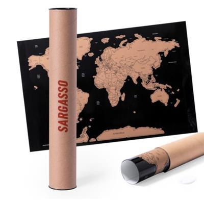 Mappemonde design stylé en papier Palsu