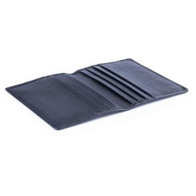 Porte-cartes en cuir avec huit compartiment Lisate