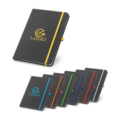 Carnet A5 en PU avec élastique et porte-stylo Max
