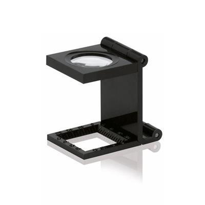 Loupe pliante avec règle en métal Mirror