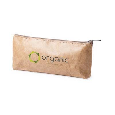 Trousse en papier de couleur naturel Deskar