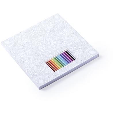 Cahier dessin et coloriage à motif mandalas Rumex