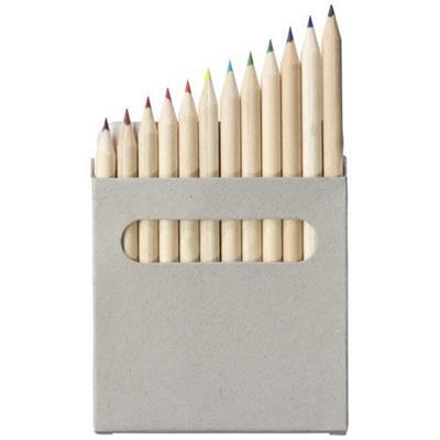 Set de crayons de couleur 12 pièces Tallins
