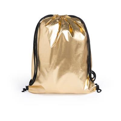 Sac à dos à cordelette en or et argent Alyxan