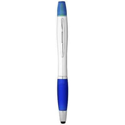 Stylo bille fonction stylet et surligneur Nasho