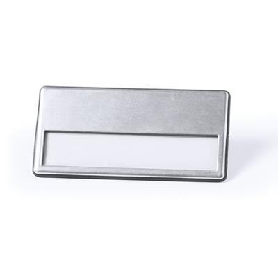 Badge en Aluminium avec fixation en épingle Upsine