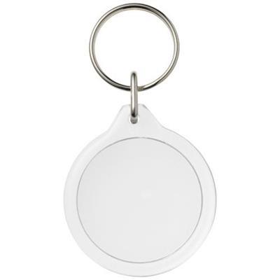 Porte-clés rond I7 en papier Orbo
