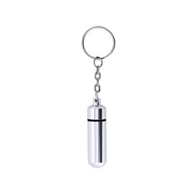 Porte-clés pilulier de forme discrète Alusille